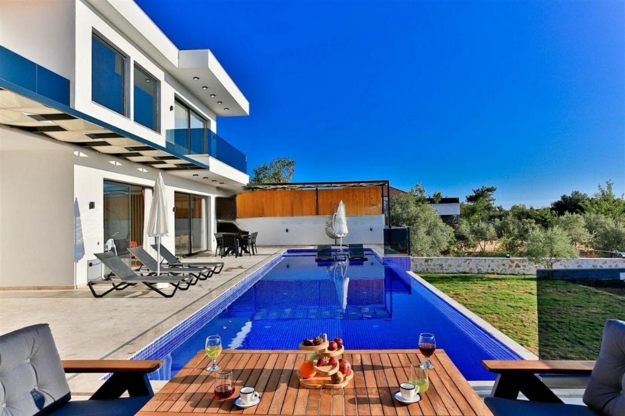 Villa Lycian-Kalkan 3 Bedroom-2 Jakuzzies-Sauna-Turkish Hamam-Huge Private Pool And Lovely Garden Kaş Eksteriør bilde